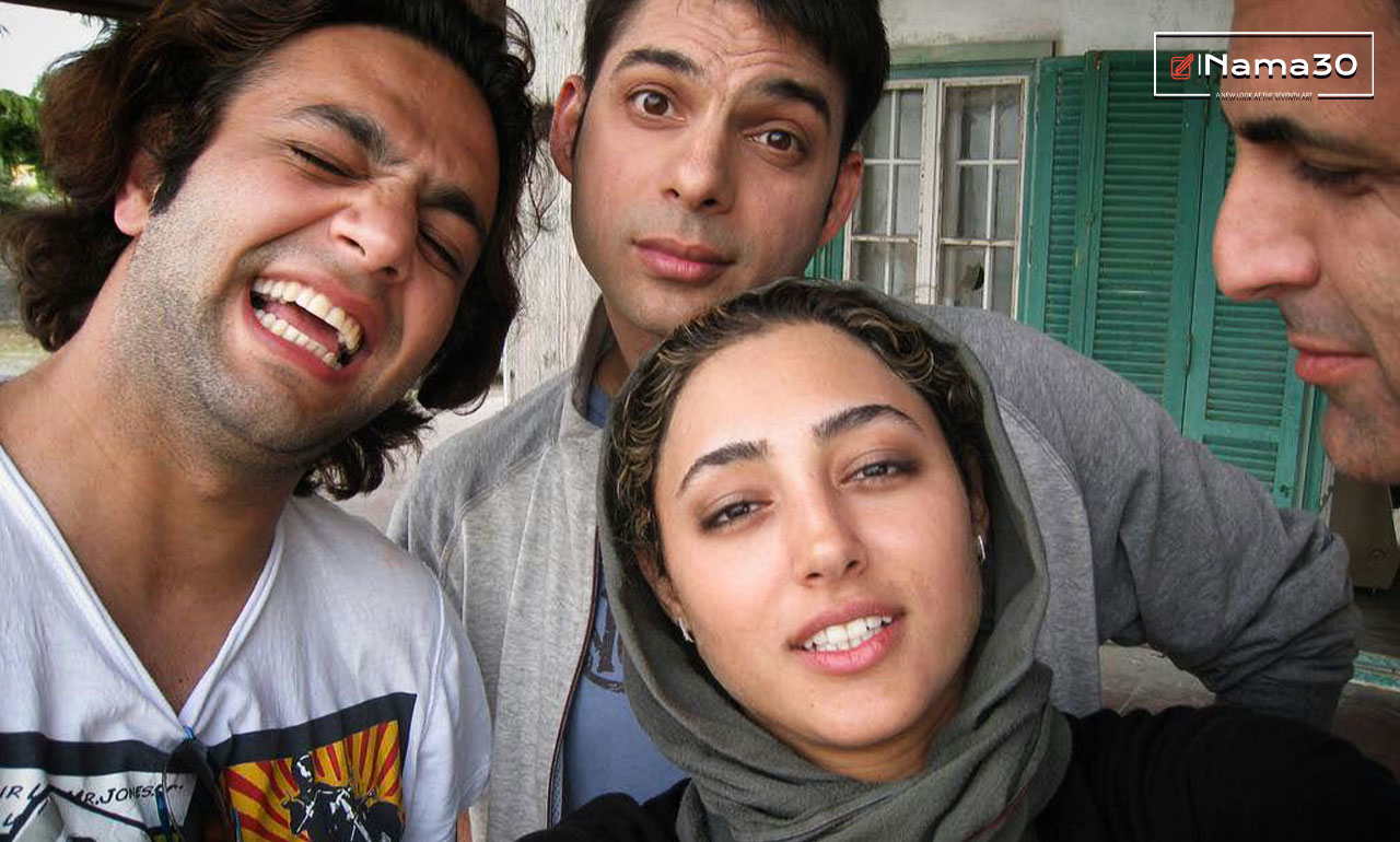 سلفی بازیگران در پشت صحنه فیلم درباره الی اصغر فرهادی